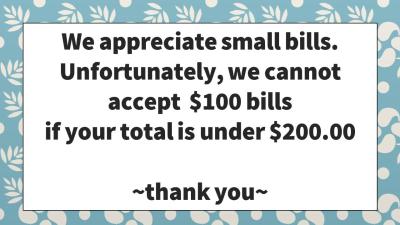 small bills