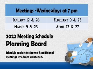 January to April PB Meetings 2022