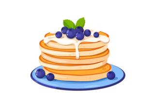 blueberry pancakes