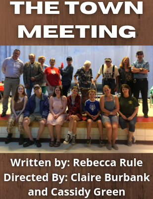 playbill for Town Meeting Play   cover